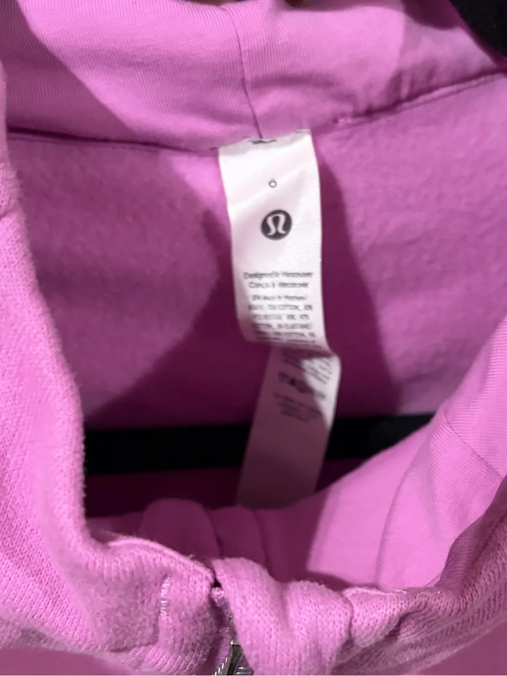 Lululemon – Scuba Full-Zip Cropped Hoodie Jacket – Dahlia Mauve – Sz. 6